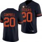 Texas Longhorns #20 Earl Campbell Black Jersey-Stitched