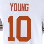 Texas Longhorns #10 Vince Young White Jersey-Stitched