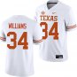 Texas Longhorns #34 Ricky Williams White Jersey-Stitched