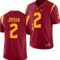 USC Trojans #2 Waymond Jordan Red Jersey-Stitched