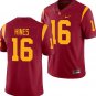 USC Trojans #16 Tanook Hines Red Jersey-Stitched
