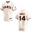 Men's & Youth Giants #14 Patrick Bailey Cream Stitched Jersey