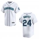 Men's & Youth Mariners #24 Ken Griffey Jr. White Stitched Jersey
