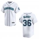Men's & Youth Mariners #36 Logan Gilbert White Stitched Jersey