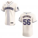 Men's & Youth Mariners #56 Randy Arozarena Cream Stitched Jersey