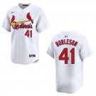 Men's & Youth Cardinals #41 Alec Burleson White Stitched Jersey