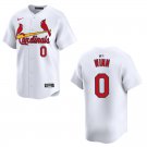 Men's & Youth Cardinals #0 Masyn Winn White Stitched Jersey