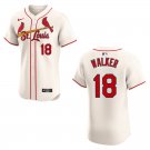 Men's & Youth Cardinals #18 Jordan Walker Cream Stitched Jersey