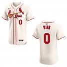 Men's & Youth Cardinals #0 Masyn Winn Cream Stitched Jersey