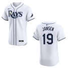 Men's & Youth Rays #19 Danny Jansen White Stitched Jersey