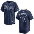 Men's & Youth Rays #18 Shane McClanahan Navy Stitched Jersey