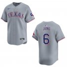 Men's & Youth Rangers #6 Josh Jung Gray Stitched Jersey