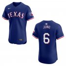 Men's & Youth Rangers #6 Josh Jung Royal Blue Stitched Jersey