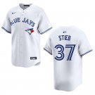 Men's & Youth Blue Jays #37 Dave Stieb White Stitched Jersey