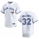 Men's & Youth Blue Jays #32 Roy Halladay White Stitched Jersey