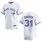 Men's & Youth Blue Jays #31 Max Scherzer White Stitched Jersey