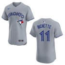 Men's & Youth Blue Jays #11 Bo Bichette Gray Stitched Jersey
