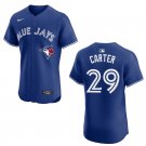 Men's & Youth Blue Jays #29 Joe Carter Royal Blue Stitched Jersey