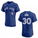 Men's & Youth Blue Jays #30 Alejandro Kirk Royal Blue Stitched Jersey