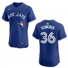 Men's & Youth Blue Jays #36 Davis Schneider Royal Blue Stitched Jersey