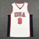 2000 Olympics USA Basketball Dream 9# Vince Carter White Jersey