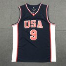 2000 Olympics USA Basketball Dream 9# Vince Carter Navy Jersey