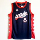 1996 Atlanta Olympics USA Basketball Dream 8# Scottie Pippen Navy Jersey