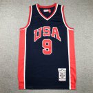 1984 Olympics USA Basketball 9# Michael Jordan Navy Jersey