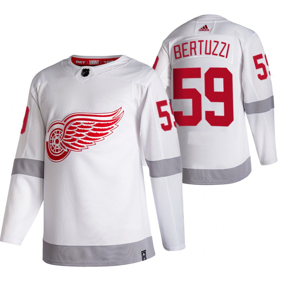 Detroit Red Wings #59 Tyler Bertuzzi White 2020-21 Alternate Authentic Player Hockey Jersey