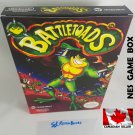 BATTLETOADS - NES, Nintendo Custom Replacement BOX available w  Dust Cover & PVC Protector
