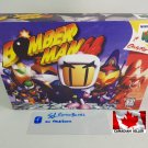 BOMBER MAN 64 - N64, Nintendo64 Custom replacement Box optional w  Insert Tray & PVC Protector