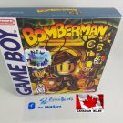 BOMBERMAN GB - Nintendo Game Boy Custom Replacement Box optional w  Insert Tray & PVC Protector