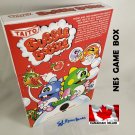BUBBLE BOBBLE - NES, Nintendo Custom Replacement BOX optional w  Dust Cover & PVC Protector
