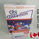 CITY CONNECTION - NES, Nintendo Custom Replacement BOX optional w  Dust Cover & PVC Protector