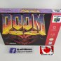 DOOM 64 - N64, Nintendo64 Custom replacement Box optional w  Insert Tray & PVC Protector