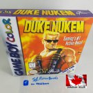 DUKE NUKEM GBC - Nintendo Game Boy Color Custom Box optional w  Insert Tray & PVC Protect