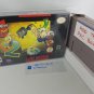 EARTHWORM JIM 2 - SNES, Super Nintendo Custom Box optional w Insert Tray & PVC Protector