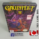 GAUNTLET 2 - NES, Nintendo Custom replacement BOX optional w  Dust Cover & PVC Protector
