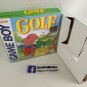 GOLF - Nintendo Game Boy Custom replacement replica Box w  Insert Tray & PVC Protector