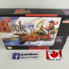 HOOK - SNES, Super Nintendo Custom Replacement Box optional w  Insert Tray & PVC Protector