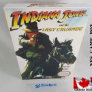 INDIANA JONES THE LAST CRUSADE - NES, Nintendo Custom BOX optional w  Dust Cover & PVC Protector