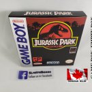 JURASSIC PARK - Nintendo Game Boy Custom replacement Box optional w  Insert Tray & PVC Protector