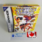 JUSTICE LEAGUE CHRONICLES - Nintendo GBA Custom replica Box optional w  Insert Tray & PVC Protector