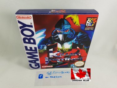 KILLER INSTINCT - Nintendo Game Boy Custom replacement Box optional w  Insert Tray & PVC Protect
