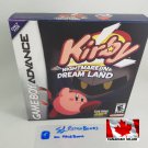 KIRBY NIGHTMARE IN DREAM LAND - Nintendo GBA Custom Box optional w  Insert Tray & PVC Protector