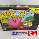 KIRBY'S DREAM LAND 3 - SNES, Super Nintendo Custom Box optional w  Insert Tray & PVC Protector