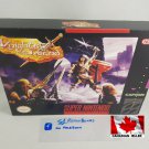 KNIGHTS OF THE ROUND - SNES, Super Nintendo Custom Box optional w  Insert Tray & PVC Protector