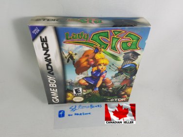 LADY SIA - Nintendo GBA Custom Replacement Box optional w  Insert Tray & PVC Protector
