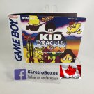 MANUAL GAME BOY - KID DRACULA - Gameboy Replacement Instruction Booklet