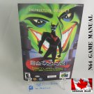 MANUAL N64 - BATMAN BEYOND RETURN OF THE JOKER - Nintendo64 Replacement Instruction Manual Booklet